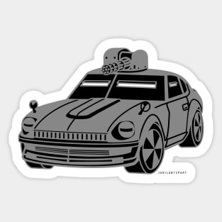 Junkyard Armoured Security Car. Sticker